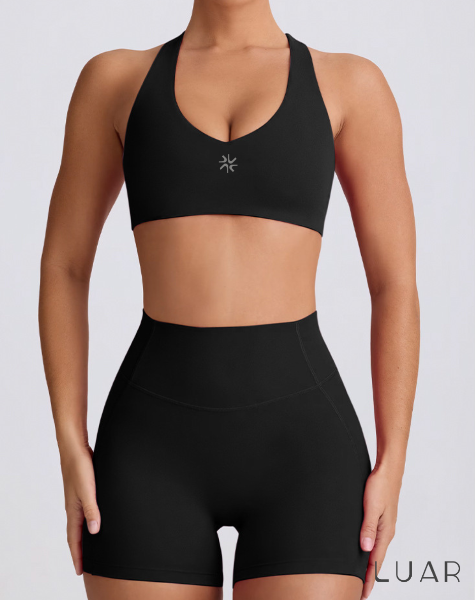 Conjunto Love Short - Negro