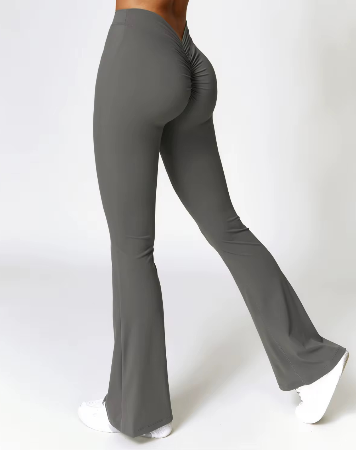 Leggins Flare Corazón- Plomo - Imagen 2
